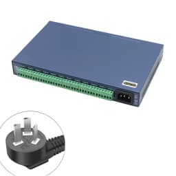 Resolume & M5 12Ports Artnet To SPI Pixel Controller Control WS2811 WS2812 DMX512 For Led Strip Light