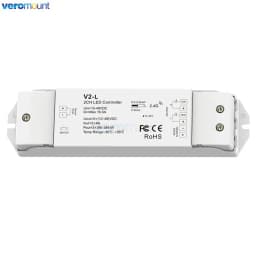 Skydance V2-L LED Dimmer Switch CCT 12V 24V 36V RF Wireless 2.4G Remote Smart 2CH WW CW LED Controller for Dual Color LED Strip