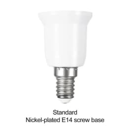 5Pcs E14 to E27 Base Screw Light Lamp Bulb Holder Adapter Lamp Holder Adaptor for Household Bulb Lamp Advanced Materials