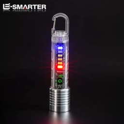 Portable Strong LED EDC Flashlight Mini Keychain Rechargeable Zoom Torch Long Range Outdoor Camping Lantern With Magnetic