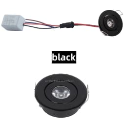 Dimmable LED Downlight Anti-Glare Spotlight 3W AC 110V-220V Embedded Ceiling Light New Mini Home Decorative Light