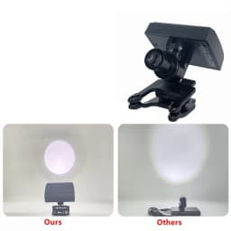 Wireless 5W Loupes LED Headlight Professional Binocluar Magnifier Lupa Headlamp with Clip Brightness Adjustable