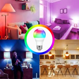 COOLO Zigbee 3.0 Led Light bulb E27 15W RGB+WW+CW Tuya Smart Home Led Lamp Compatible With Alexa Amazon Google Assistant