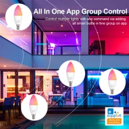 WiFi Zigbee E14 Led Light Bulbs RGBCW Smart Candle Led Lamp Works With Alexa Google Home Yandex Alice Smartthing Home Assistant