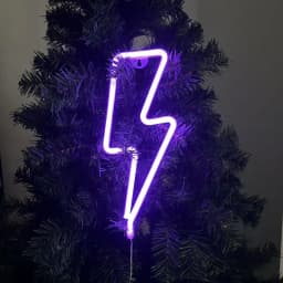 Lightning LED neon light, USB/battery powered, bedroom, gaming room, living room, office, wedding, birthday, party supplies