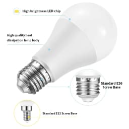6pcs E26 E12 LED Bulb 20W 18W 15W 12W 9W 6W 3W Lampada LED Light AC 110V Bombilla Lighting Cold/Warm White Lamp For Home
