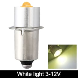 P13.5S E10 BA9S Base 5W LED Upgrade Bulbs White Maglite Flashlight 6500K 3W DC Replacement Bulbs Torches Work Lamp
