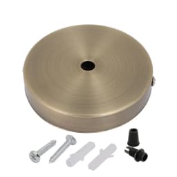 DIY Metal Ceiling Rose For Pendant Lighting Fixture D100 Vintage Ceiling Canopy Plate For Chandelier