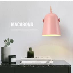 LED Wall Lamp Nordic Macaron Colorful Bedside Lamps Indoor Aisle Stair Background Adjustable Lighting Sconces Home Decors Lights
