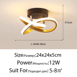 New Modern LED Ceiling Light Simple Balcony Crossing Light Home Corridor Porch Channel Ceiling Light Nordic Wind Cloakroom Light