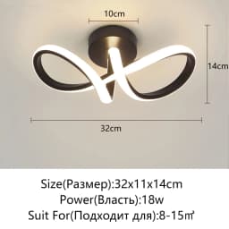 New Modern LED Ceiling Light Simple Balcony Crossing Light Home Corridor Porch Channel Ceiling Light Nordic Wind Cloakroom Light