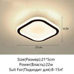 New Modern LED Ceiling Light Simple Balcony Crossing Light Home Corridor Porch Channel Ceiling Light Nordic Wind Cloakroom Light