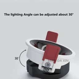 Dimmable COB Downlight Spotlight AC85-265V Anti-Glare Deep Embedded LED Ceiling Lamp Chandelier Interior Lighting Bulb