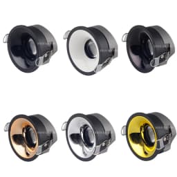 Dimmable COB Downlight Spotlight AC85-265V Anti-Glare Deep Embedded LED Ceiling Lamp Chandelier Interior Lighting Bulb