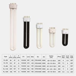 220V Mosquito Killler Lamp Tube 5W 7W 9W 11W Four-pin 2G7 Insect Trap 365nm UV Electric Shock Mosquito Trapping Light for House