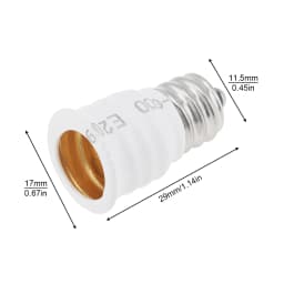 5pcs E12 to E14 Light Socket Adapter Converter LED Light Holder Lamp Bulb Adapter Sockets Changer Lighting Accessories
