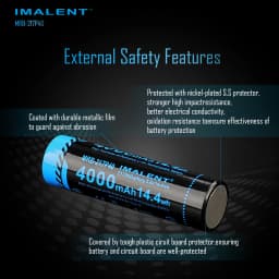 IMALENT Flashlight Compatible with MS03 Model Includes Original Replacement Battery 3.6V 21700 Specification, 4000mAh Capacity