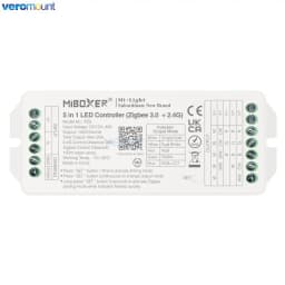MiBoxer ZigBee 3.0 / WiFi / 2.4G RF LED Controller 2IN1 5IN1 Max 20A For Single Color / Dual White / RGB /RGBW/RGB+CCT LED Strip
