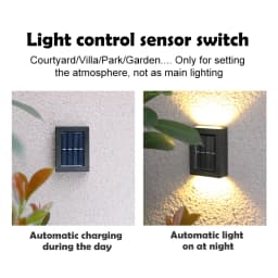 1-16PCS Solar Lamp Outdoor LED Lights IP65 Waterproof for Garden Decoration Balcony Yard Street Wall Decor Lamps Gardening Light