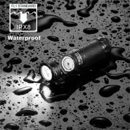 EDC LED Outdoor Flashlight USB C Rechargeable Lamp Camping Lantern Keychain 10280/10750 Li-ion Battery High Power Torch Frog 985