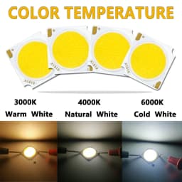 LED Bridgelux Chip 12W 18W 24W 30W 36W 42W DC36-39V LED COB Light Emitting Diode 19 * 19mm RA97 LED Track Light Source
