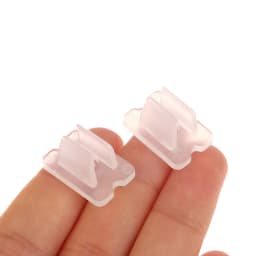 50PCS High Quality Flexible 6*12MM LED Strip Fix Clips Connector For Fixing 2835 Neon Light 220V COB Plastic Buckle