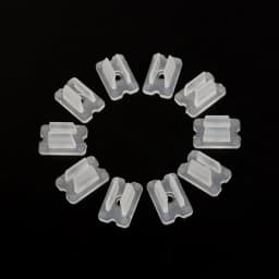 50PCS High Quality Flexible 6*12MM LED Strip Fix Clips Connector For Fixing 2835 Neon Light 220V COB Plastic Buckle