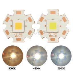 Original XHP70.3 Third Generation 6V 12V 45W HI HD Cold Warm Neutral White SMD 7070 With DTP Copper MCPCB DIY Flashlight
