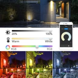 TUYA RGB Floodlight Smart APP Voice Control RGBCW CCT 3000-6500K 30W 50W 100W 220V AC For Garden Party Outdoor Lighting