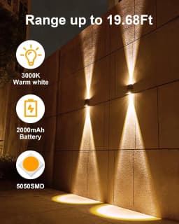 LED Solar Lights Outdoor Solar Powered Wall Lamp Waterproof Outdoor Garden Decorations Sunlight for Street Balcony Villa Lamp