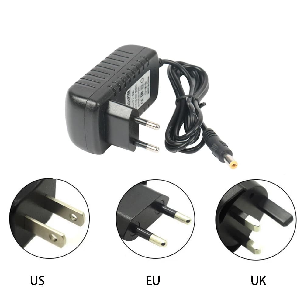 Universal DC Interface LED Power Supply 12V 24V EU US UK Standard Plug Lighting Transformers 12W 36W 48W 60W 72W 120W Driver