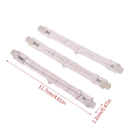1Pc 100/200/300W Halogen Lamp 118mm Double Ended Linear R7s Light Bulb AC230V Household Decor