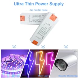DC 12V 24V Lighting Transformers Ultra Thin LED Power Supply 6W 15W 20W 30W 40W 50W 60W AC180-260V Driver For LED Strip Lights