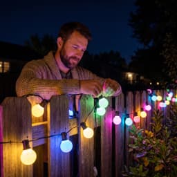 Smart WIFI G40 LED Bulb String Light USB 15M 25 Blubs Fairy Lights Christmas Bedroom Outdoor Garden Decor Festoon Garland