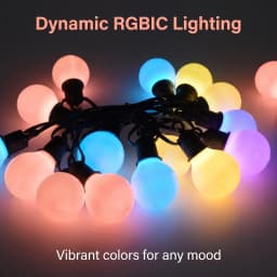 Smart WIFI G40 LED Bulb String Light USB 15M 25 Blubs Fairy Lights Christmas Bedroom Outdoor Garden Decor Festoon Garland