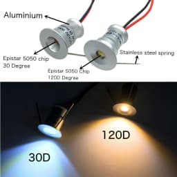 24V Led Mini Spotlight 1W 15mm Downlight 24V Dimmable Small IP65 LED Spot Lamps Hotel Cabinet Lights Home Ceiling Spot Lighting