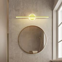 Modern LED Wall Lamp Black Mirror Light Dresser Bathroom Toilet Long Strip Lamps Home Decor 40/60/80CM Led Lighting Lustre