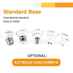 GU10 LED E27 Lamp E14 Spotlight Bulb 48 60 80leds lampara 220V GU 10 bombillas led MR16 Lampada Spot light B22 5W 7W 9W