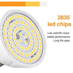 GU10 LED E27 Lamp E14 Spotlight Bulb 48 60 80leds lampara 220V GU 10 bombillas led MR16 Lampada Spot light B22 5W 7W 9W