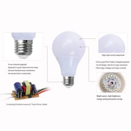 12V 24V 36V 48Volts DC AC LED Bulb Light E27 Lamp Bulbs 3W 5W 9W 12W 15W 24W 36W Bulb Lamparas Led 12-85V For Solar Camping