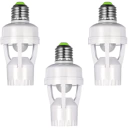 Socket Converter AC100-240V E27 with PIR Motion Sensor Ampoule LED E27 Lamp Base Intelligent Switch Light Bulb Lamp Holder