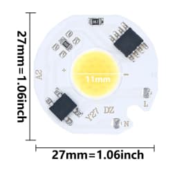 3W 5W 7W 9W AC 220V LED COB LED Chip Lamp Matrix Smart IC NO Need Driver For Flood Light Spotlight Projector Light Bulb Beads