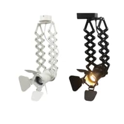 Modern LED Ceiling Lights American Retro Loft Iron Track Lamps Industrial E27 Bar Cafe Industrial Lighting Searchlight Fixtures