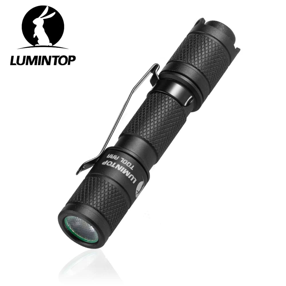 EDC Flashlight Keychain Outdoor Lighting IP68 Waterproof High-Power LED Torch Everyday Carry 110 Lumens Hiking Camping TOOL AAA