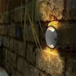 DC12V 1W Ultra-Thin Led Outdoor Waterproof Garden Terrace Lawn Lamp IP67 Step Stair Deck Ground Spot Surface Mounted Spotlight