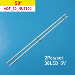 LED Strips(2) for Samsung UE50NU7025 UE50NU7025K UN50NU7100 UE50NU7100 UE50NU7400 UN50NU7400 UE50NU7020 UE50NU7020W UE50NU7090U