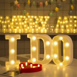 Ins Hot Sale 26 English Letter Led Light Design Lamp For Wedding Birthday Colorful Light Proposal Confession Surprise Night