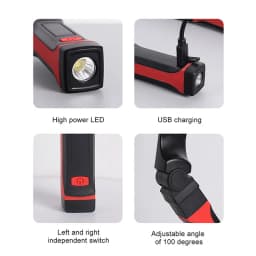 Flexible Handsfree LED Neck Light Book Reading Lamp Night Camping Light Flashlight AA/USB Charging Led Neck Reading Light