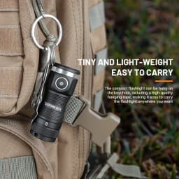 Sofirn SC13 SST40 6000K LED 1300lm Mini Tactical 18350 Flashlight 519A 5000K Keychain Emergency Torch Powerful Lamp