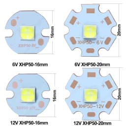 1-100pcs DC6V/12V XHP50 Cold White LED Bead 5050COB Replace 18W 20W Chip For Flashlight Car Diving Light Source Accessory